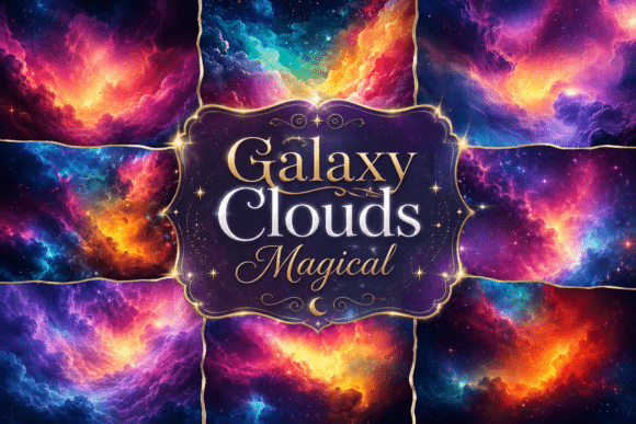 Galaxy Magical Clouds: Designing with Serene Skies