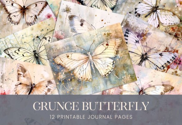 Grunge Butterfly Distressed Watercolor: A Designer's Guide