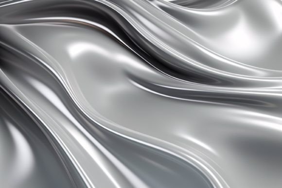 Liquid Shiny Silver Background: Elevate Your Digital Designs