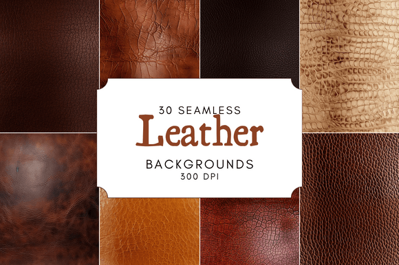 Seamless Leather Digital Paper: Beyond Simple Texture