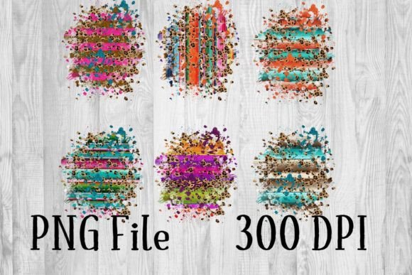 Serape/Stripe Splashes: Bold Graphic Assets for Dynamic Projects