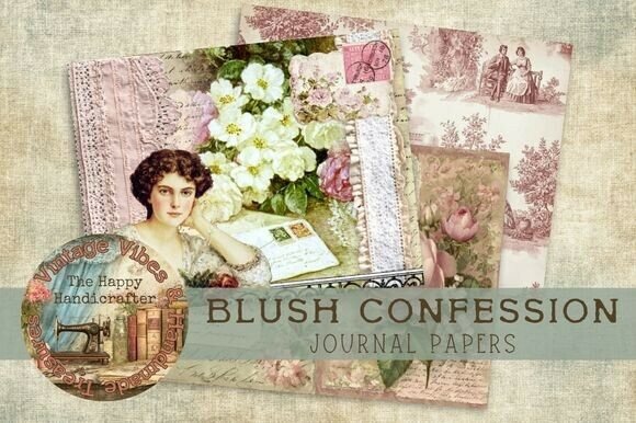 The Soft, Romantic Appeal of Blush Confession Journal Papers