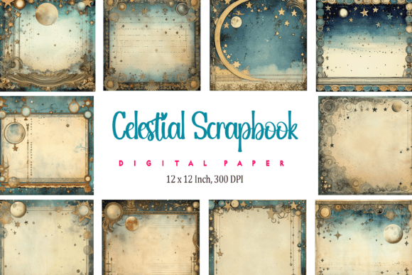 Unlock Your Creative Vision with Celestial Moon Scrapbook