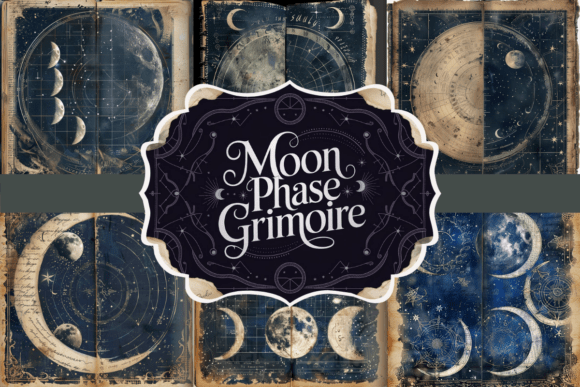 Unlocking Celestial Creativity with the Moon Phase Grimoire