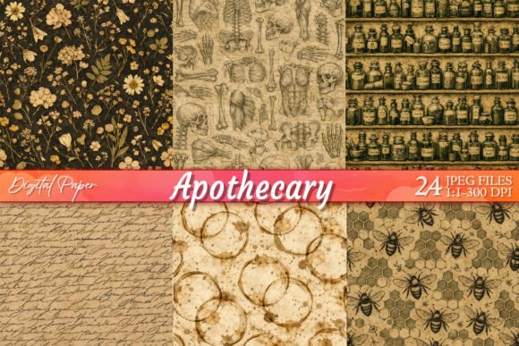 Victorian Apothecary Witchy Junk Journal: Crafting Moody Vintage Projects