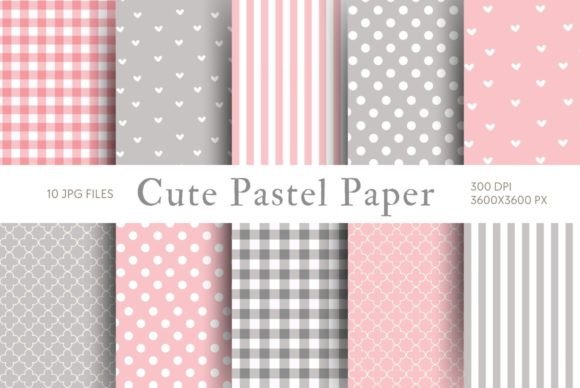 Whimsical Charm: A Designer's Guide to Cute Pastel Paper Backgrounds