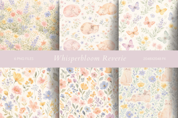 Whisperbloom Reverie: Crafting with Dreamy Florals & Pastel Charm