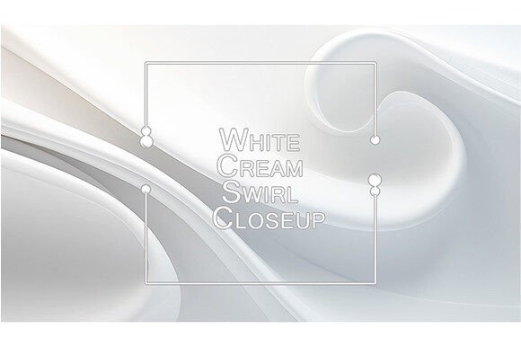 White Cream Swirl Closeup: A Versatile Abstract Texture